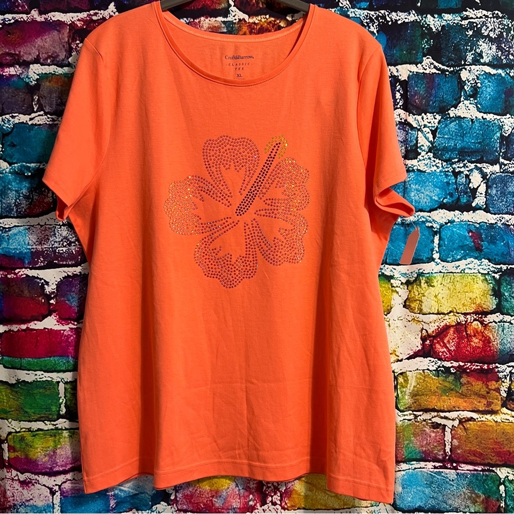 Hibiscus Rhinestone Top [2 R]